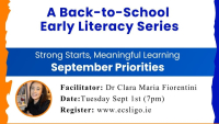 September Priorities - Start the school year with clarity, confidence, and purpose. 