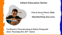 Infant Education Series -Fine & Gross Motor Skills for handwriting success