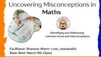 craic_matamaitic - Uncovering Misconceptions in Maths : Identifying and Addressing common errors and misconceptions